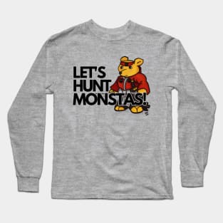 Let's Hunt Monsters - Winnie the Pooh Samurai Long Sleeve T-Shirt